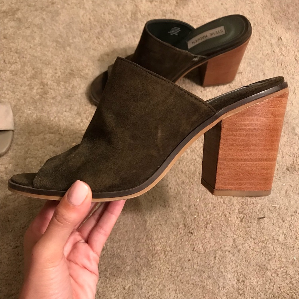Steve Madden Mules. Size 9